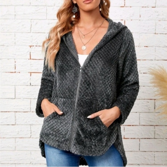 Soft, dark grey Jacket - Picture 2 of 6